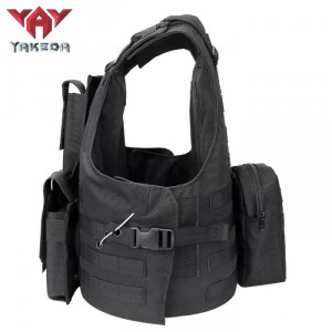 Жилет тактический plate carrier с подсумками molle OD, BK, CB, CP [YAKEDA]